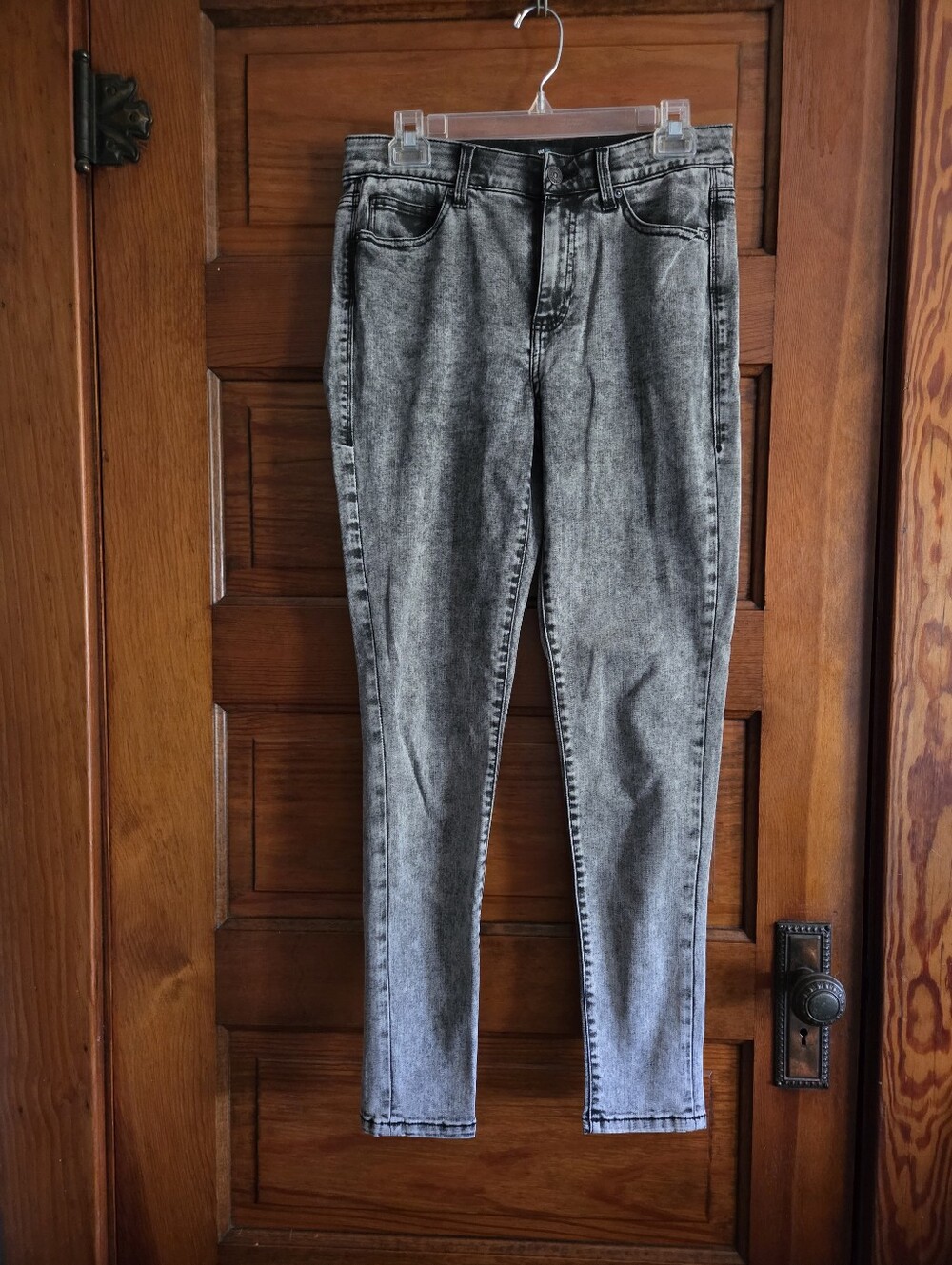 LuLaRoe Charcoal Acid Wash Skinny Jeans